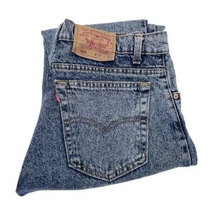 Vintage Levi's 505 XX Jeans Size W33 L34 Acid Wash USA Made Cotton Retro 80s 90s